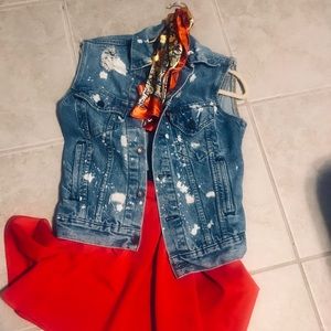 Denim vest